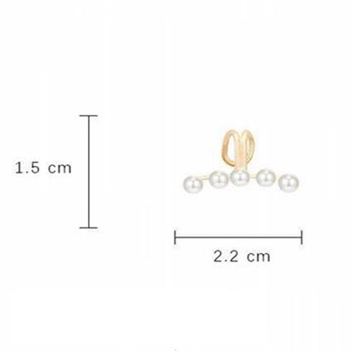Fashion Gold Color Leaf Clip Earring For Women Without Piercing Puck Rock Vintage Crystal Ear Cuff Girls Party Jewerly Gifts