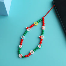 Load image into Gallery viewer, 2022 Mobile Strap Phone Charm Pearl Soft Pottery Beaded Phone Chain LOVE Letter Jewelry For Women Anti-Lost Lanyard Xmas Gift