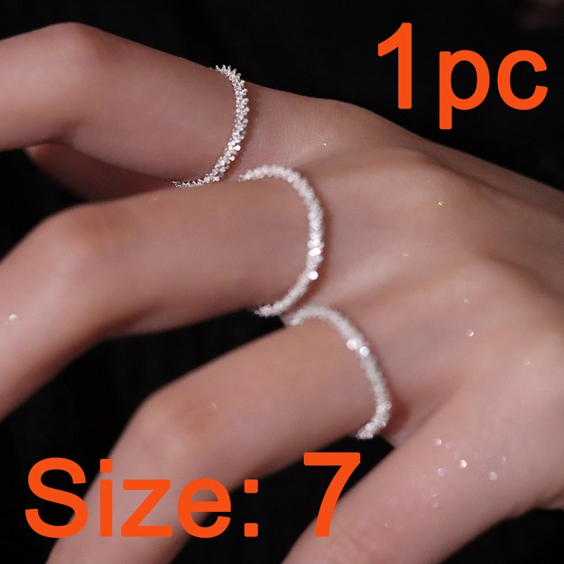 2022 Trend Sparkling Silver Color Choker Necklace for Women Elegant Clavicle Chain Necklace Party Wedding Collar Jewelry Gifts