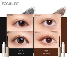Load image into Gallery viewer, FOCALLURE Eyes Mascara Volume Cosmetics Lengthens Eyelashes Waterproof Never Cross 3mm Black Brown Professional Female Makeup