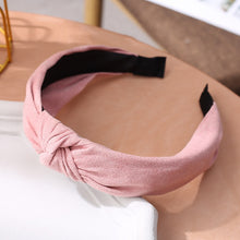 Load image into Gallery viewer, Wide Top Knot Hair Bands For Women Headdress Solid Color Cloth Headband Bezel Girls Hairband Hair Hoop Female Hair Accessories