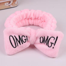 Load image into Gallery viewer, Coral Fleece Elastic Hair Bands Cute Makeup Wash Face Headband Warm Soft Plush Rabbit Ears Hairband Women Girls Hair Accessories