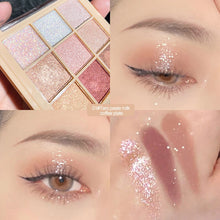 Load image into Gallery viewer, DIKALU Hot Eyeshadow Palette Glitter Pearlescent Matte Acrylic Transparent Eye Shadow Makeup Lasting Cosmetics Maquillaje TSLM1
