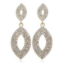 Load image into Gallery viewer, New Luxury Rhinestone Crystal Long Tassel Earrings for Women Bridal Drop Dangling Earrings Party Wedding Jewelry Gifts