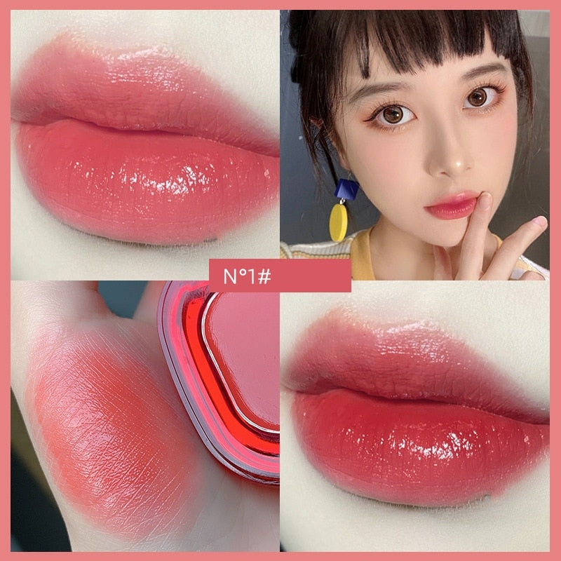 6 Colors Sexy Red Lipsticks Waterproof Moisturizing Lip Glaze Tint Long Lasting Non-Stick Cup Lip Stick Makeup Korean Cosmetics