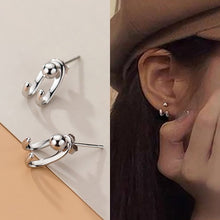 Load image into Gallery viewer, Korean Stud Earring With Pins New Fashion Small Male Ear Bone Nail Piercing Earrings Body Jewelry Party