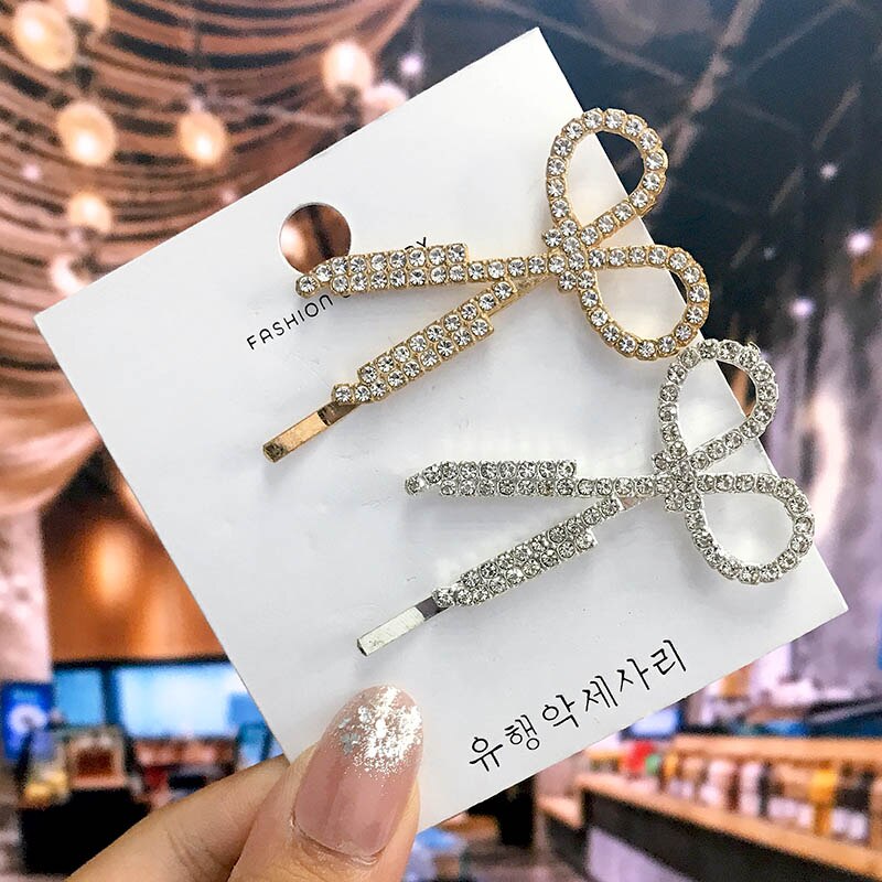 Fashion Matel Hair Clip For Women 2022 Girls Geometric Hairpin Barrettes Butterfly Bow Hair Grip Headwear Hair Accessories Gift