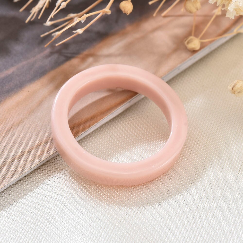 Acrylic Ring 2022 New Colorful Transparent Acrylic Irregular Marble Pattern Ring Resin Tortoise Rings for Women Girls Jewelry