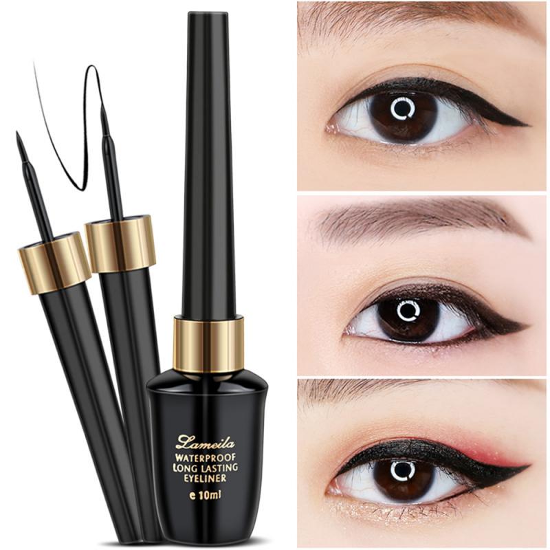 NEW High Quality Black Long-lasting Waterproof Eyeliner Liquid No Blooming Eyeliner Pen Pencil Makeup Cosmetic Maquillaje TSLM1