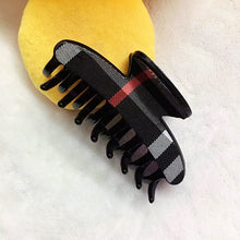 Load image into Gallery viewer, 2022 Fashion Plaid Hairpins Hair Clips Claws Crabs British Design Handmade Grid Striped Fabric Hair Accessories Clip Headdress