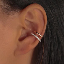 Load image into Gallery viewer, 3Pcs/Set Clips Earring for Women Unisex Minimalist Fashion Cartilage Hoop Earrings Sets Ear Cuff fake piercing Clip on Earring