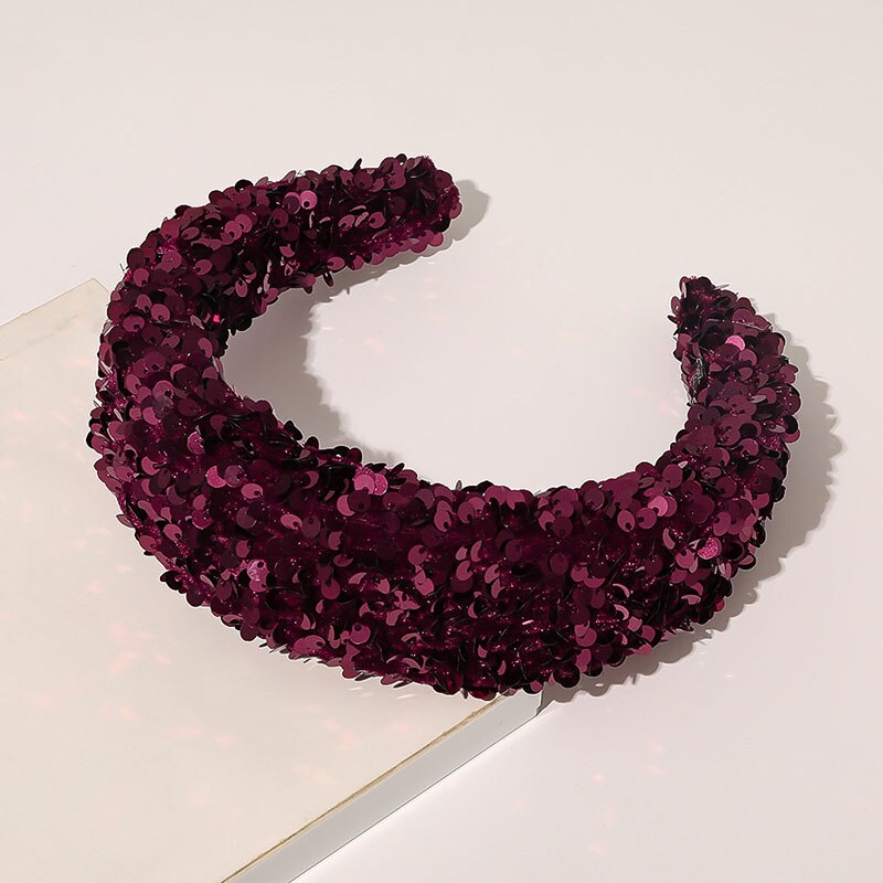 Women Bezel Headband Thicken Padded Hairbands For Women Solid Color Hair Hoop Hairband Cotton Blends Headbands Hair accessories