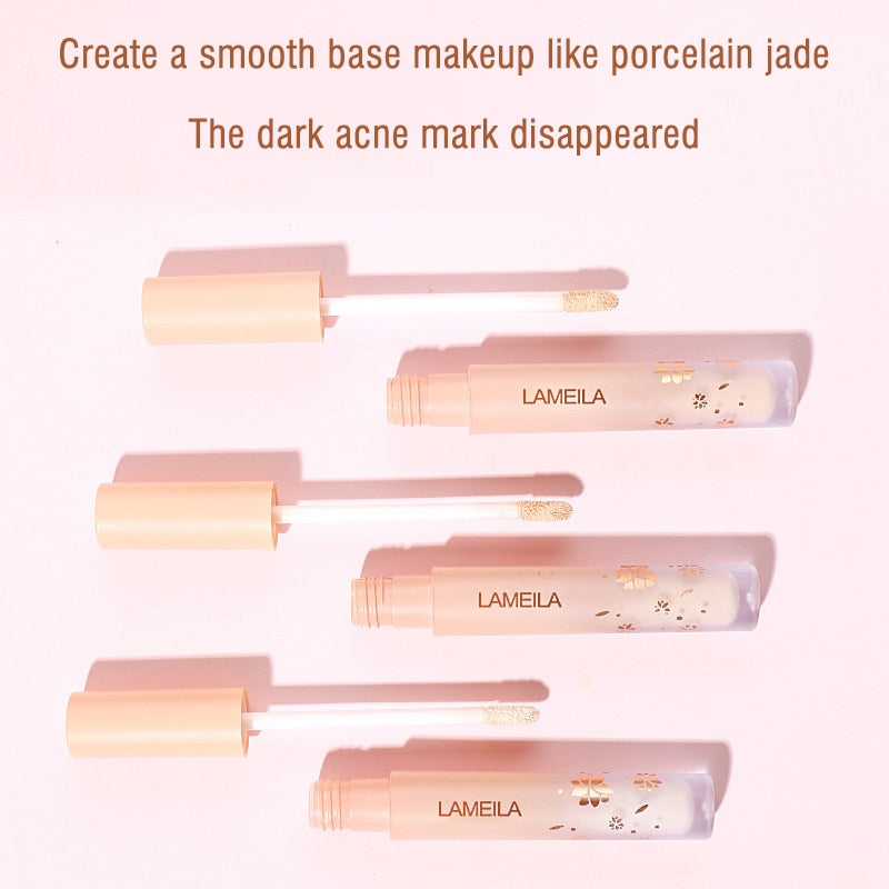 Eyes Face Concealer Liquid Cover Dark Circles Acne Natural Make Up Effect Anti Cernes Base Foundation Cream Cosmetics