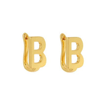 Load image into Gallery viewer, 2022 Fashion Twisted Metal Two Letter B Drop Earrings French Glossy Vintage Long Earrings for Women Jewelry