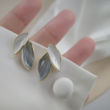 Load image into Gallery viewer, New Fashion Trend S925 Silver Needle Unique Design Romantic Exquisite Simple Blue Tree Leaf Earrings Women&#39;s Jewelry Party Gift