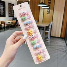 Load image into Gallery viewer, 10 PCS/set Children Cute Fruit Flower Hairpins Baby Sweet Hair Clips Girls Side Bangs Barrettes Hair Accessories Headwear Gift