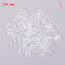 Load image into Gallery viewer, 100Pcs Elasitc Rubber Band Paste Buckles For Women Girl DIY Hair Band Tie Circle Bow Accessories Hairdressing Tool Connector