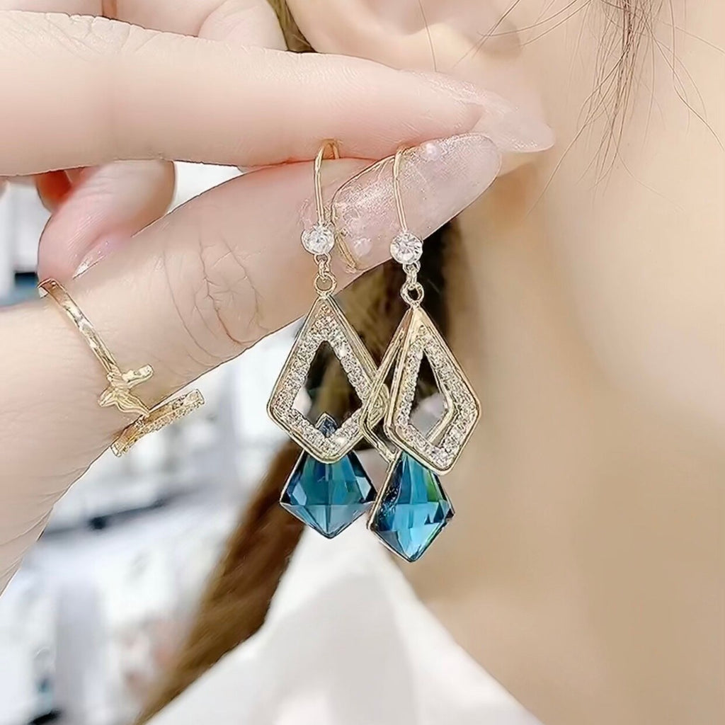 Retro Chain Geometric Shape South Korea 2022 Trend Women&#39;s Earrings Gold Personality Hanging Earrings Accessory Jewelry