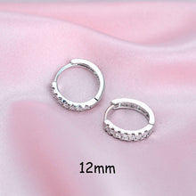Load image into Gallery viewer, 2 Pcs Rainbow Little Huggies Hoop Earrings Girl Tiny Rings Cartilage Small Helix Piercing Conch Earlobe Tragus Circle Men Hoops