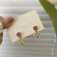 Load image into Gallery viewer, Exquisite Crystal Flower Butterfly Earrings For Women Korea Fashion Zircon Pearl Stud Earring Wedding Statement Jewelry Brincos