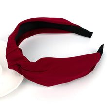 Load image into Gallery viewer, Solid Color Knot Headbands for Women Fabric Hair band Headband Hair Accessories ободок для волос diademas para el pelo mujer