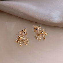 Load image into Gallery viewer, Fashion exquisite Earrings lovely Unicorn jewelry pendant accessories party women&#39;s animal ear clip