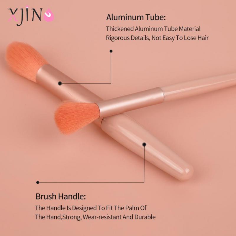XJING Professional Makeup Brushes Set Cosmetic Powder Eye Shadow Foundation Blush Blending Concealer Beauty Make Up Tool Brushes