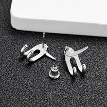 Load image into Gallery viewer, 2022 New Trend Hook Paw Earrings for Men Personality Hip-hop Pair Stainless Steel Stud Earrings Male Women&#39;s party Jewelry