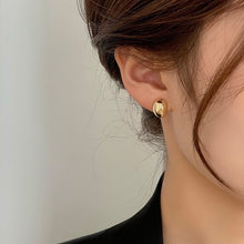 Load image into Gallery viewer, 2022 New Simple Gold/Silver Color Metal Stud Earrings Geometric Small Cute Earrings For Women Fashion Party Jewelry
