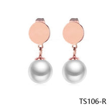 Load image into Gallery viewer, Round Beads Design Earring Studs Elegant Fashion Women Jewelry Girl Gifts Nice TS106