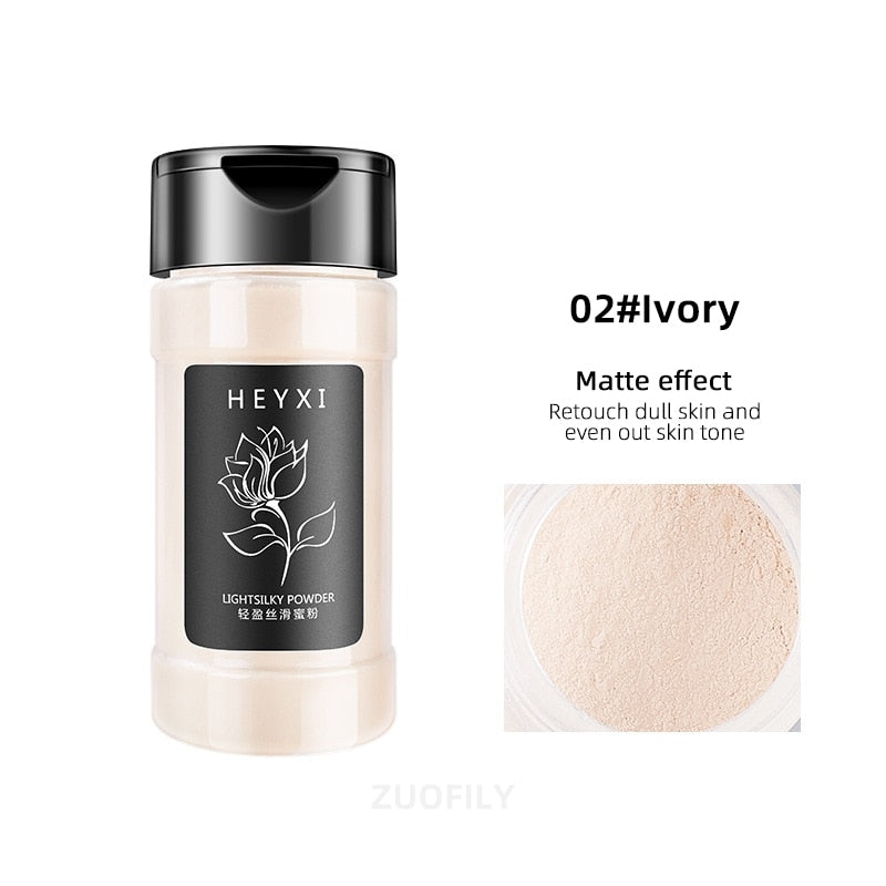 Loose Powder Absorbs Oil Not Water Smooth Loose Oil Control Face Powder Makeup Concealer Finish Powder Foundation Base Cosmetic
