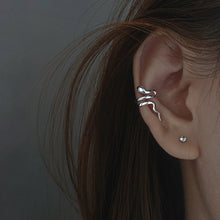 Load image into Gallery viewer, 1pc S925 SilverSnake Ear Cuff Non-Piercing Ear Clip Earrings for Women Men Fake Cartilage Earring Cuff Trend Jewelry Drop Ship