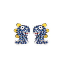 Load image into Gallery viewer, New S925 Silver Needle Cute Rabbit Ear Studs Micro encrusted Zircon Fashion Earring For Woman Animal Jewelry TZ021