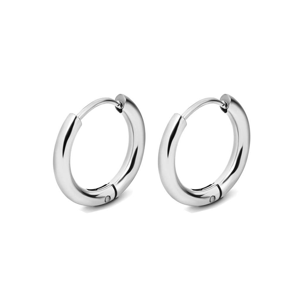 2022 316L Stainless Steel Hoop Earrings Women Men Male Tragus Cartilage Piercing Ear Jewelry Pendientes Hombre Aretes Wholesale