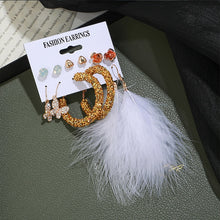 Load image into Gallery viewer, Fashion Korean Pink Butterfly Pendant Earrings For Women Pearl Heart Long Tassels Dangle Earrings Girls Jewelry Goth Accessories