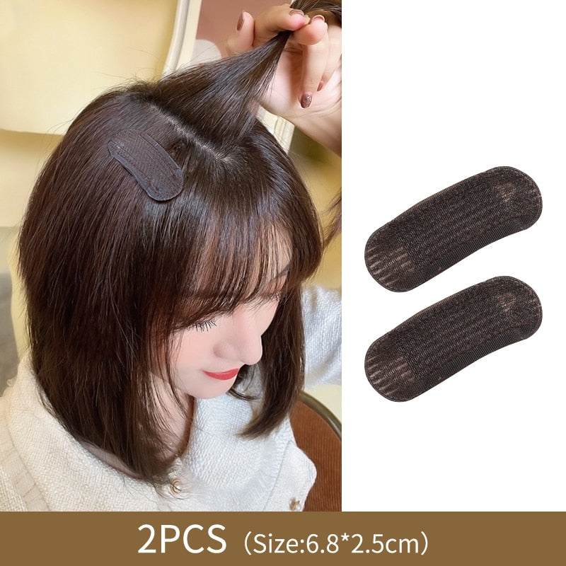 Puff Hair Head Cushion Invisible Fluffy Hair Pad Sponge Clip Bun Bump It Up Volume Hair Base For Women and Girls Hair Accessory