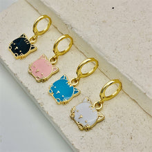 Load image into Gallery viewer, Cartoon Cat Asymmetry Earrings Trend Jewelry Gift Earrings Punk Jewelry For Cool Women Girl Friendship Gifts