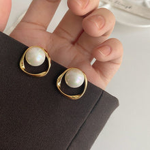 Load image into Gallery viewer, Korean Fashion Crystal Fishtail Drop Earrings For Women Jewelry Trendy Faux Pearl Women&#39;s Earrings Piercing Accessories 2022