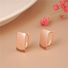 Load image into Gallery viewer, Creative Personality Gold Color Women&#39;s Earrings Metal Geometry Shiny Rectangular Glossy Earrings for Women Engagement Jewelry