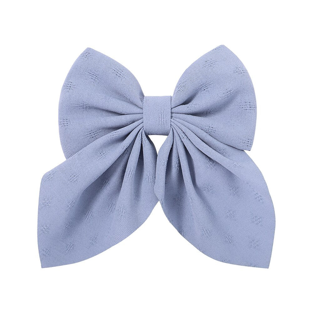 1Piece Big Hair Bow Ties Hair Clips Satin Two Layer Butterfly Bow For Girls Bowknot Hairpin Trendy Hairpin Hair Accessories