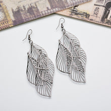 Load image into Gallery viewer, Trendy Leaves Earrings Bohemia Long Earring Women Irregular Sexy Girls Jewelry Fashion Punk Metal Tassel Earrings 2022 Earings