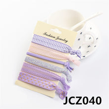 Load image into Gallery viewer, 15/5/6 pcs lot Trendy Elastic Women Hair Accessories Hairband Jewelry Hand Band For Girls Hair Headwear Ties Solid no carton