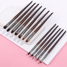 Load image into Gallery viewer, OVW 9/12pcs Panceau Maquillage Eye Natural Hair Makeup Brushes Set Kit Cosmetic Make Up Beauty Tool Crease Brush Eyeliner Brow