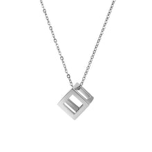 Load image into Gallery viewer, 2022 Geometry Pendant Necklace Men Trendy Simple Stainless Steel Chain Women Necklace Stacking Streetwear Necklace Jewelry Gift