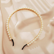Load image into Gallery viewer, Ladies Mix Styles Pearl Hairbands Fashion Sweet White Beads Headbands for Women Girls Hair Hoops Bands Bride Hair Accessories