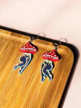 Load image into Gallery viewer, Vintage Mushroom Earrings Acrylic Cute Tiny Dancer Beautiful Legs Ballet Earrings for Women Fashion Jewelry Accessories Charms