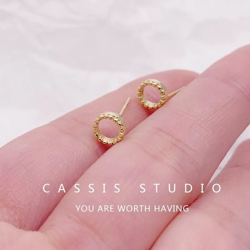 Multiple Reduced Geometric Stud Earrings for Women 2022 Summer New INS Trendy Earrings Student Popular Jewelry Gift for Friend