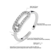 Load image into Gallery viewer, RAKOL New Luxury Fashion Crystal Simple  Bridal High Quality Cubic Zirconia Finger Ring for Women Girls Birthday Wedding Jewelry