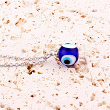 Load image into Gallery viewer, High Quality Evil Eye Choker Necklace for Women Couple Lucky Turkish Jewelry Devil Blue Eye Stainless Steel Chain Girl Card Gift