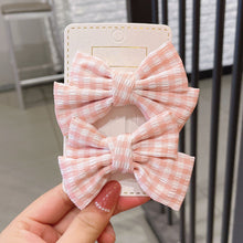 Load image into Gallery viewer, 2022 New Bow Headgear Cute Sweet Little Girl Hair Accessories Summer Girls Net Red Clips Baby Hairpins Children Hair Clips Gifts
